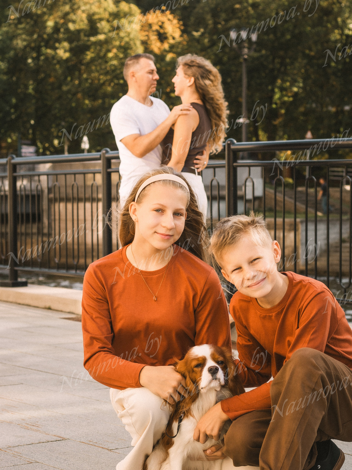 Семья Симоненко и тёплый сентябрь